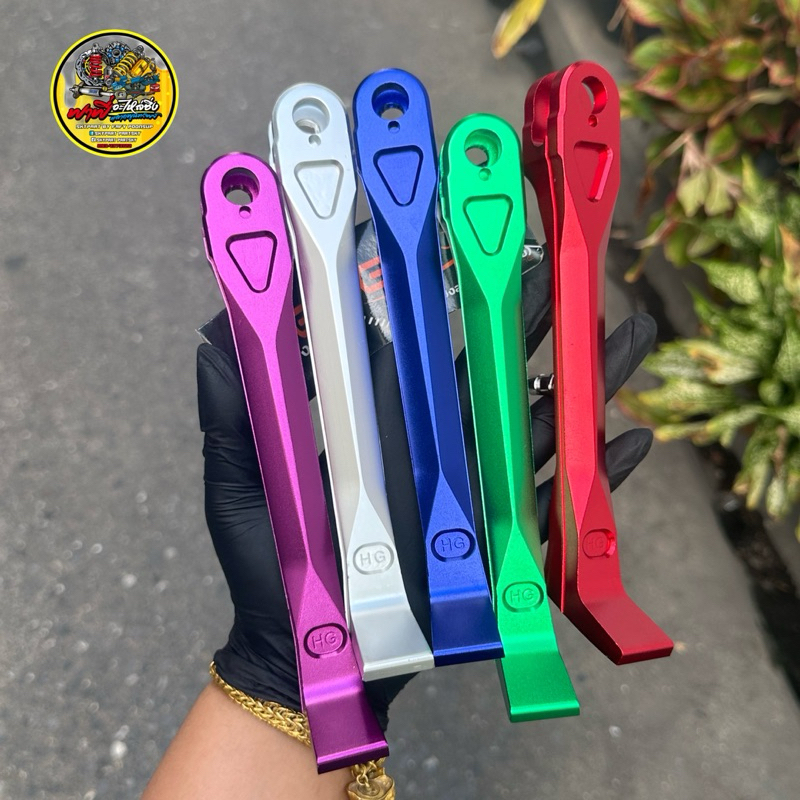 ขาตั้งข้างมิเนียมจีออโน่/GIORNO/ Lead125 หลีด/FORZAฟอซ่า/PCX/พร้อมสปริง ยาว17Cm. งานมิเนียมเฮงสกรู (HENG SKRU)