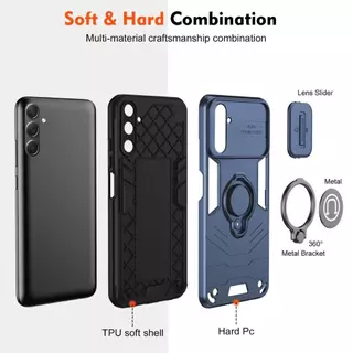 เคสขาตั้ง แม่เหล็กส ไลด์กล้อง ใช้สำหรับ Xiaomi Mi15T Mi15Tpro Mi10T Pro กันกระแทก เสี่ยวมี่ Mi15T Pro