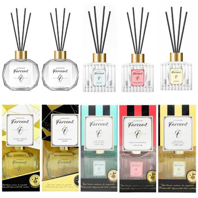 ผลิตที่ไต้หวัน Farcent 120ml. น้ำหอม กลิ่น seasalt & wood sage/ rose magnolia/ freesia english pear