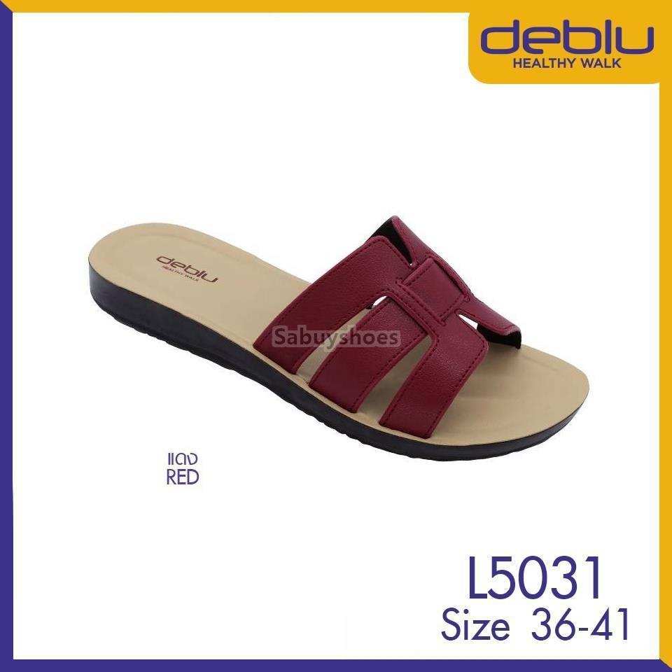 รองเท้าแตะเดอบลู Deblu แบบสวม รุ่น L5031 พื้นนุ่ม เบา ใส่สบาย