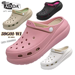 ADDA 59G01-W1 รองเท้าแตะผู้หญิง ทรงสูง 6.5 ซม. พื้นหนานุ่ม ถอดล้างได้ดีไซน์ทันสมัยใส่สบายทุกย่างก้าว