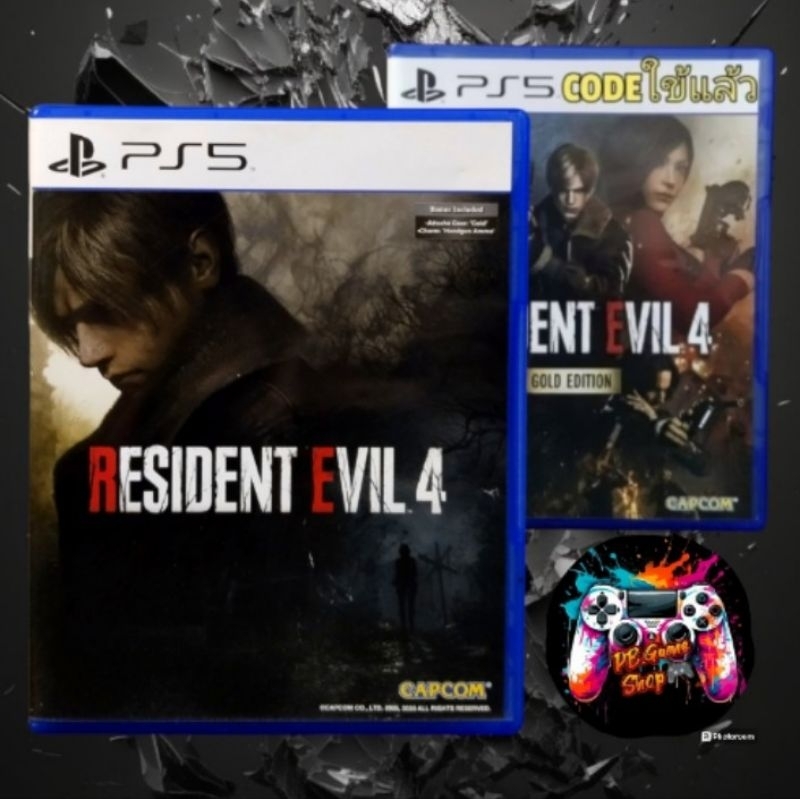 [พร้อมส่ง] PS5 game  (มือ2) Resident evil 4 remarkโซน3