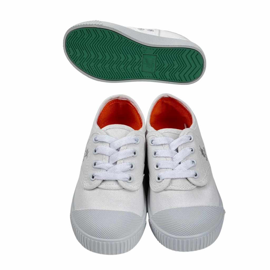รองเท้าผ้าใบนักเรียน มีสีดำ,น้ำตาล,ขาว ไซส์ 28-45