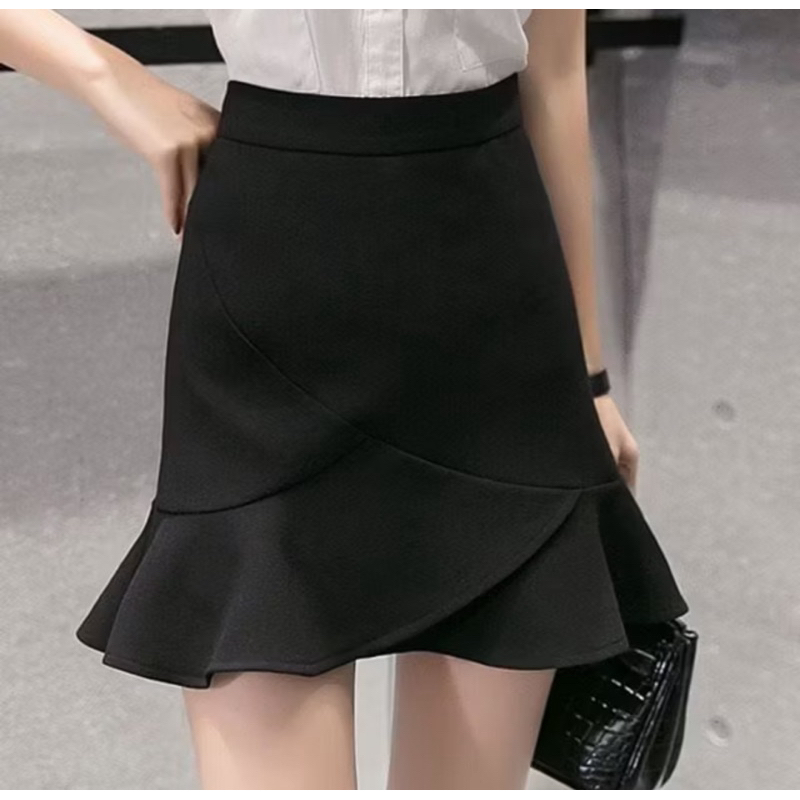 กระโปรงสั้น กระโปรงแฟชั่น กระโปรงทำงาน -ความยาว 19-21 นิ้ว -S M L XL  34 36