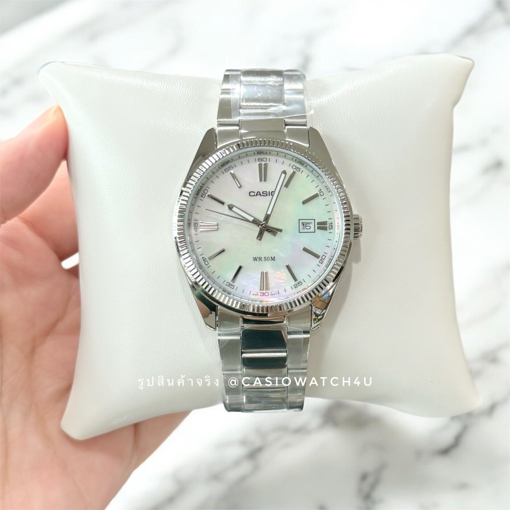 CASIO นาฬิกาข้อมือ เครื่องศูนย์ cmg ของแท้ รุ่น MTP-1302DS-7A รับประกันศูนย์เซ็นทรัล 1 ปีเต็ม