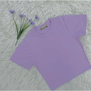 เสื้อยืดครอปคอกลม (เสื้อยืดครอป) Clothing