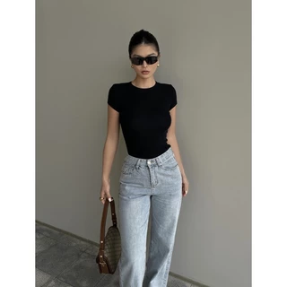 ⚡GI Everyday Crop Top⚡ ครอป คอกลม สไตล์ฝรั่ง_Gioia.991 ( #gii524 )