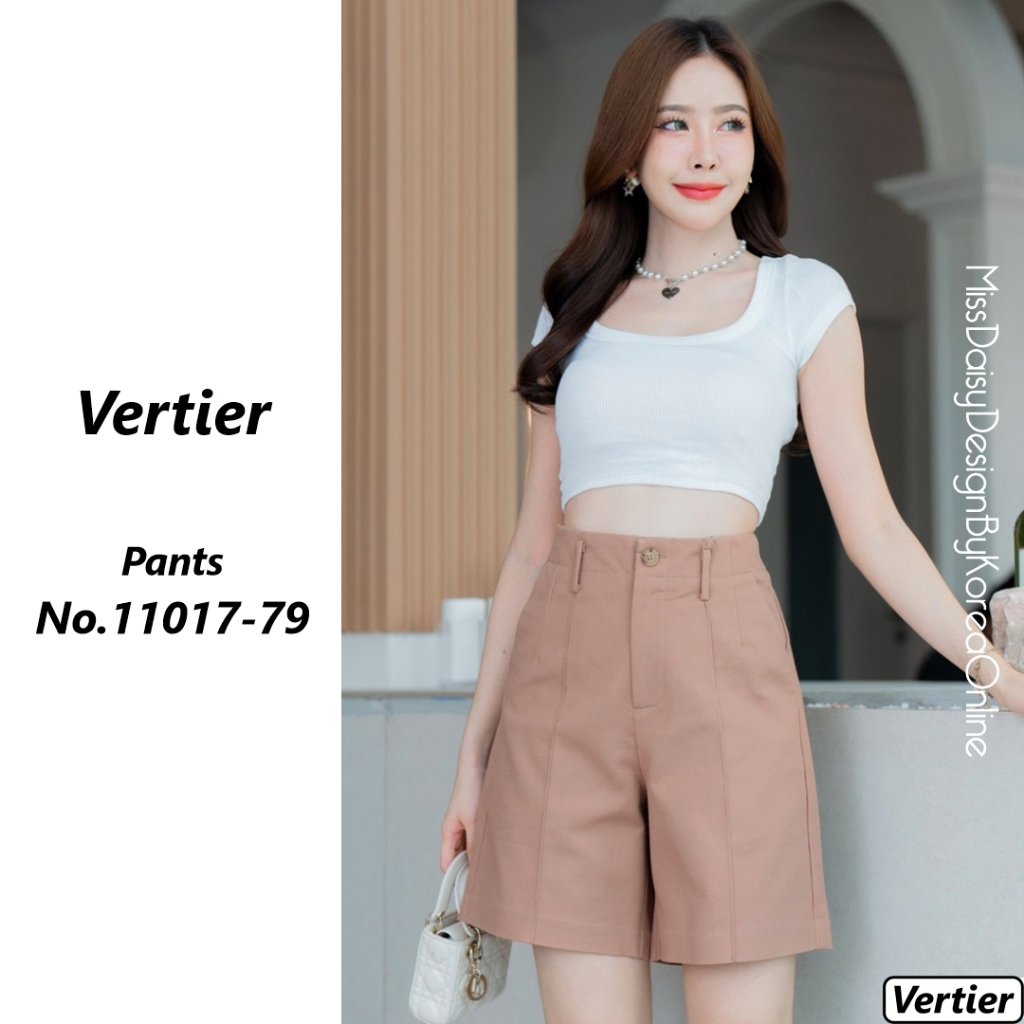 Vertier กางเกงขาสั้นเอวสูง No.11017 เนื้อผ้าชนิดใหม่ รูปที่ 8