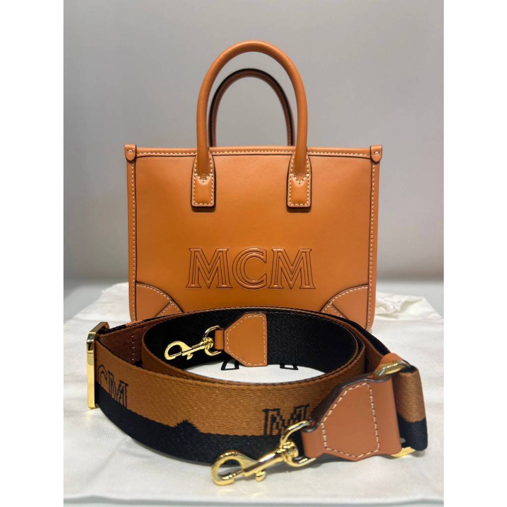 mcm munchen mini tote