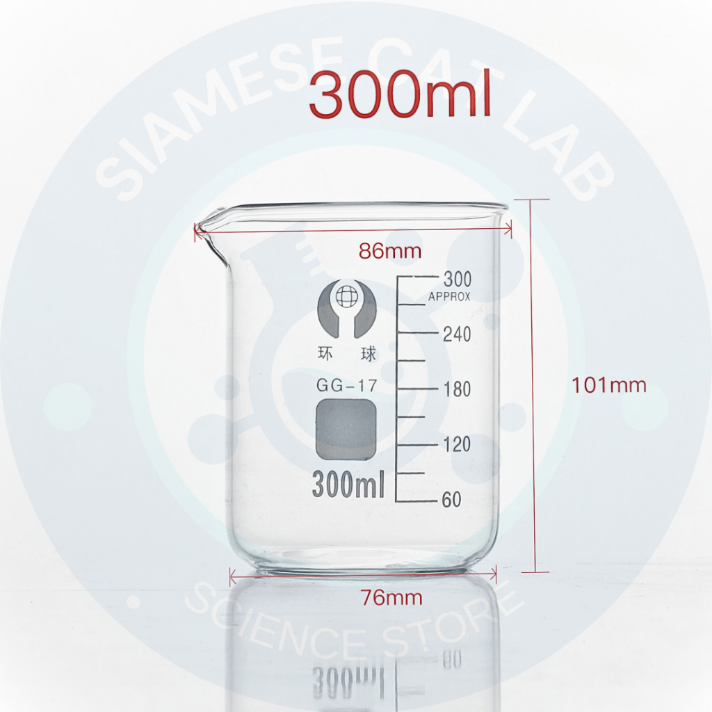 บีกเกอร์แก้ว Borosilicate Glass Beaker Glass บีกเกอร์ขนาด 100ml-1000ml - รูปที่ 5