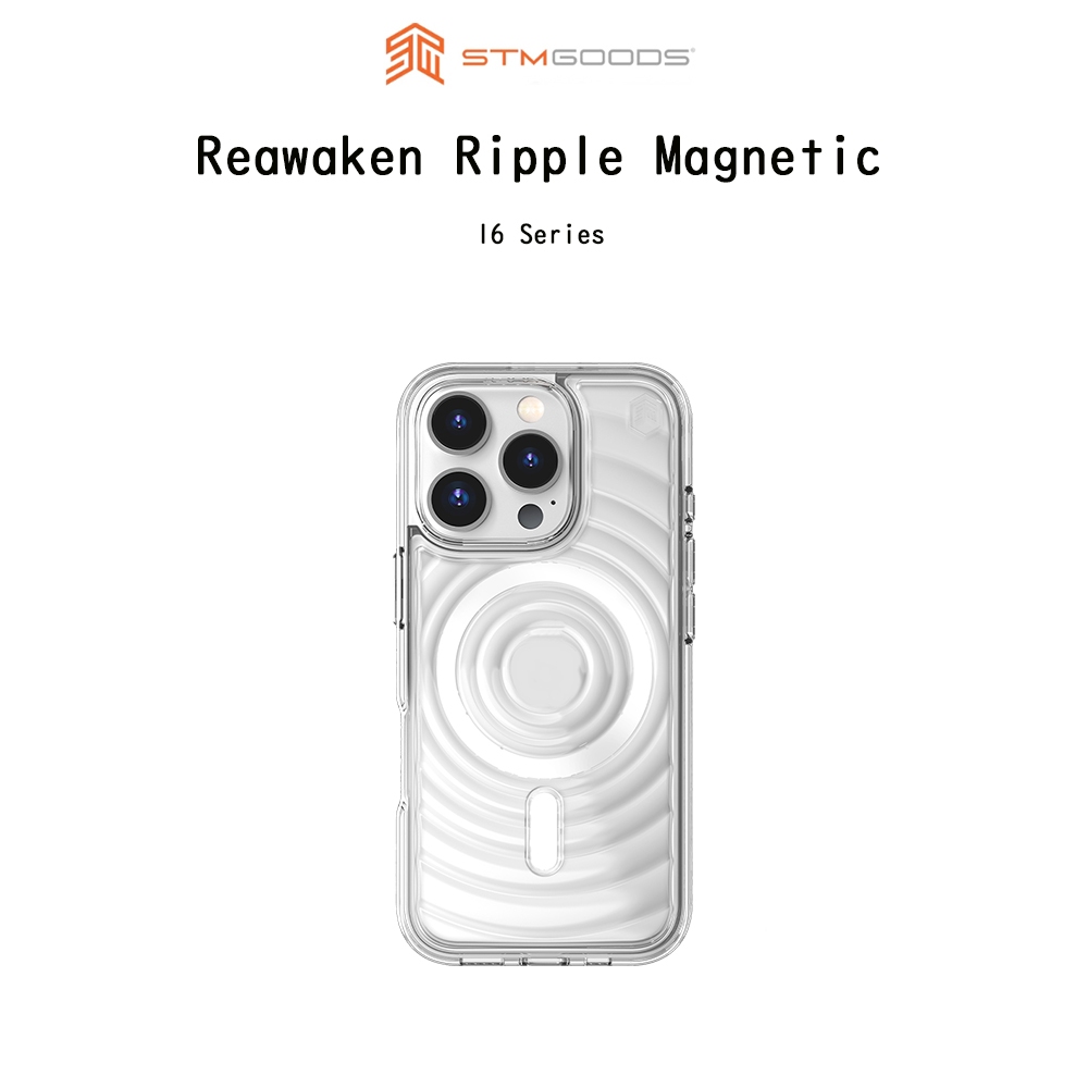 STM Reawaken Ripple Magnetic เคสกันกระแทกผ่านมาตราฐานเกรดพรีเมี่ยม MIL-STDเกรดพรีเมี่ยม เคสสำหรับ iPhone16Plus/16Promax