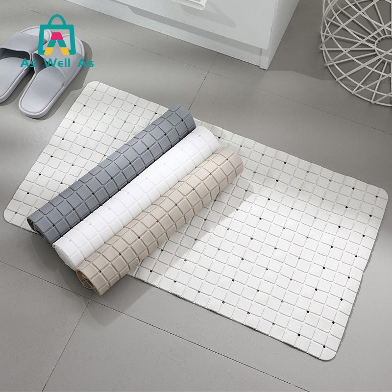 As Well As แผ่นยางกันลื่น สำหรับใช้ในห้องน้ำหรือห้องครัว ขนาด 38*72 cm. มี 4 สีให้เลือก