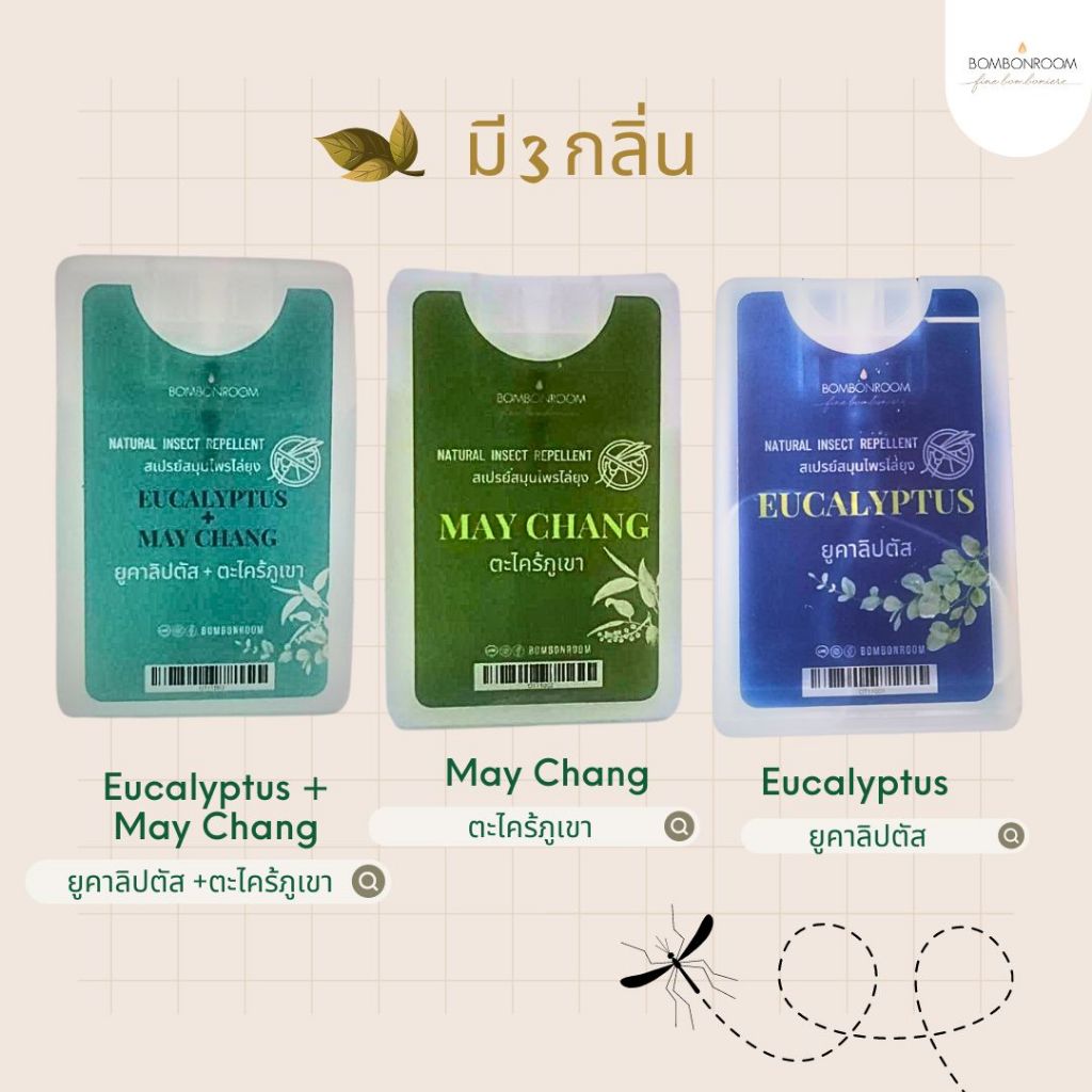สเปรย์สมุนไพรไล่ยุง natural insect repellent ขนาด 20 ml - รูปที่ 2