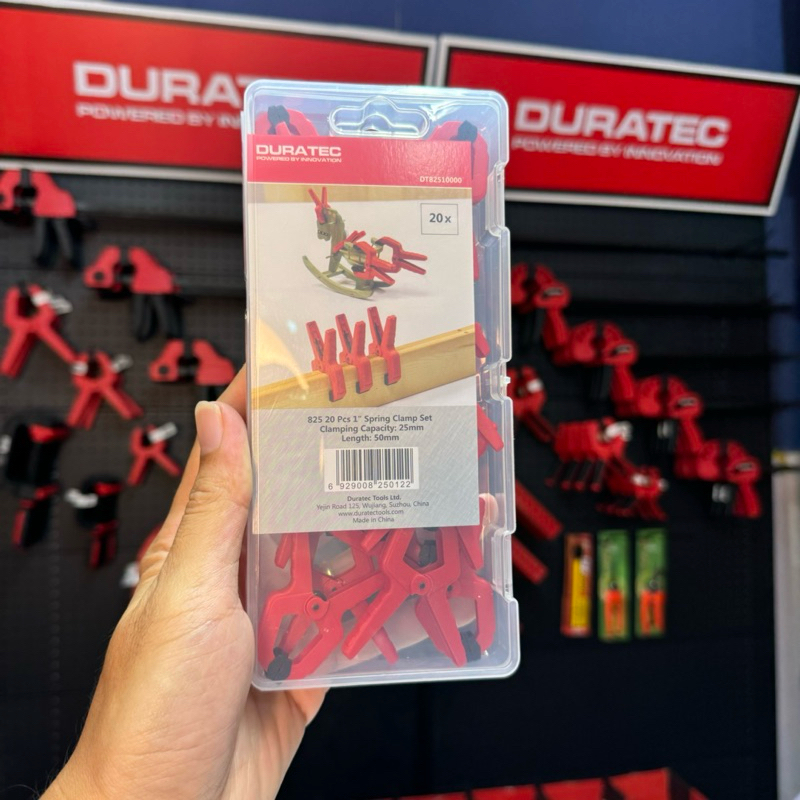 สปริงแคล้มป์ DURATEC 2 นิ้ว 20 ชิ้น / กล่อง จับชิ้นงาน