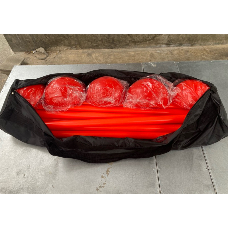 ชุดเสาสลาลม พร้อมกระเป๋า Victory (1 ชุด มี 5 ชิ้น) ฐานใส่น้ำ หรือ ทรายได้ - รูปที่ 3