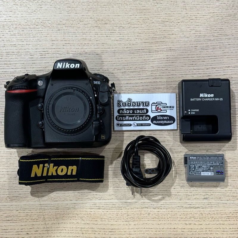 Nikon D810 FX (บอดี้) (NoBox) (Secondhand)