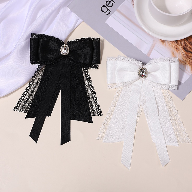 พร้อมส่ง🇹🇭 V-07 เข็มกลัดโบว์ 🧷 โบว์ติดคอเสื้อ เข็มกลัดติดเสื้อ เครื่องประดับเสื้อ อุปกรณ์เสริมตกแต่งสำหรับผู้หญิง