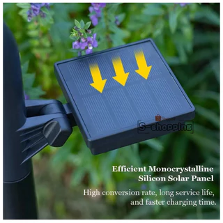 (1PCS) SL-508 ไฟเหลือง โคมไฟตกแต่ง ไฟโซล่าเซลล์ ไฟปักสนาม Solar LAWN light 1 LED ไฟทางเดิน