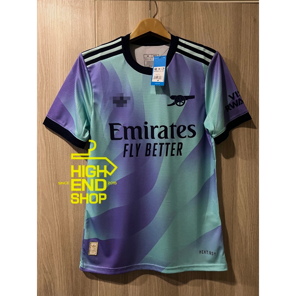 ใหม่ล่าสุด!! 2024/25 เสื้อบอล เกรด Player อาเซน่อล Third ชุดสาม เสื้อเปล่า หรือ พร้อมอามและเบอร์ชื่อ