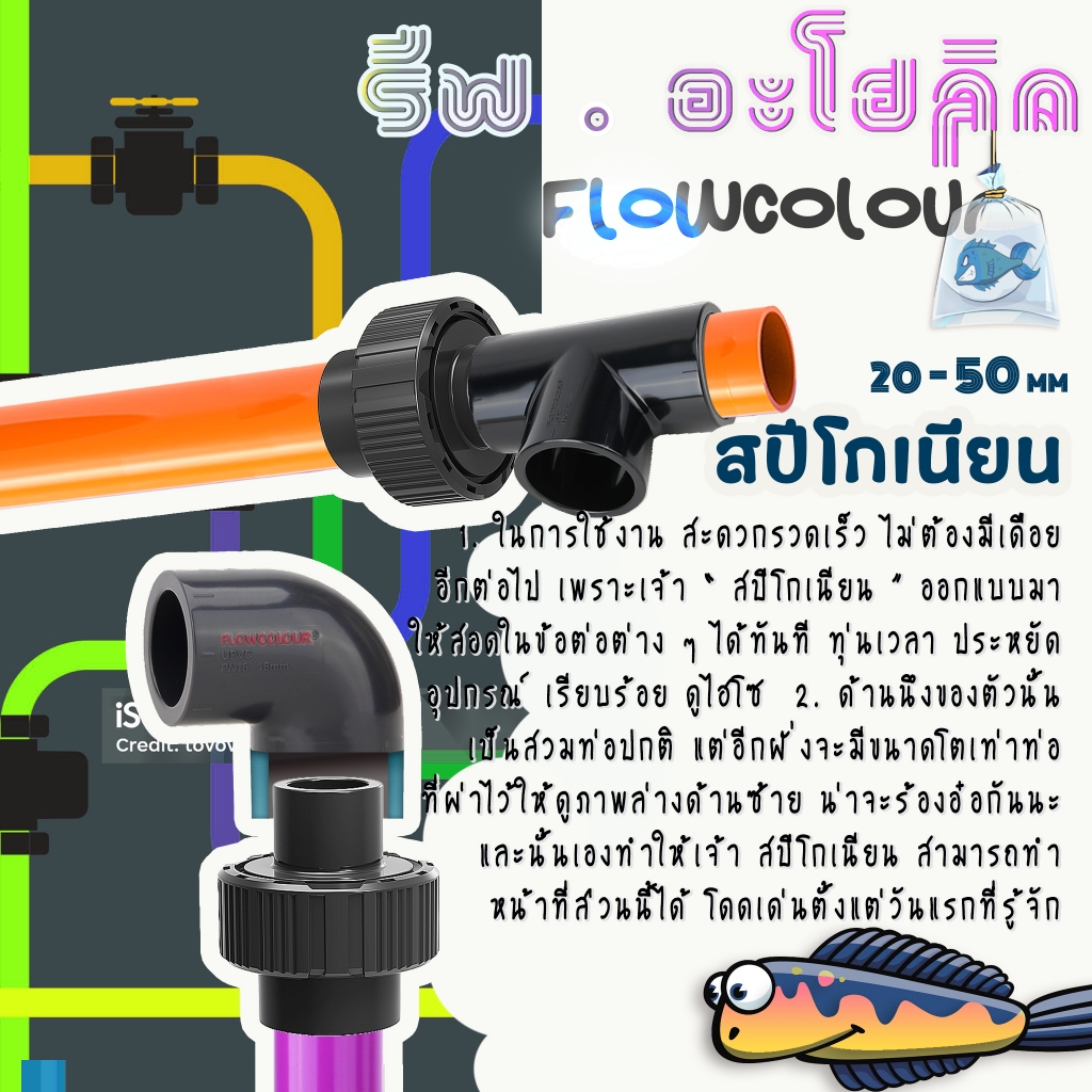 Flowcolour สปีโกเนียน ถอด ต่อ แบบเนียน ๆ ด้วย Spigonion ญาติผู้พี่ของยูเนียนทั่วไปจาก Reef-aholic