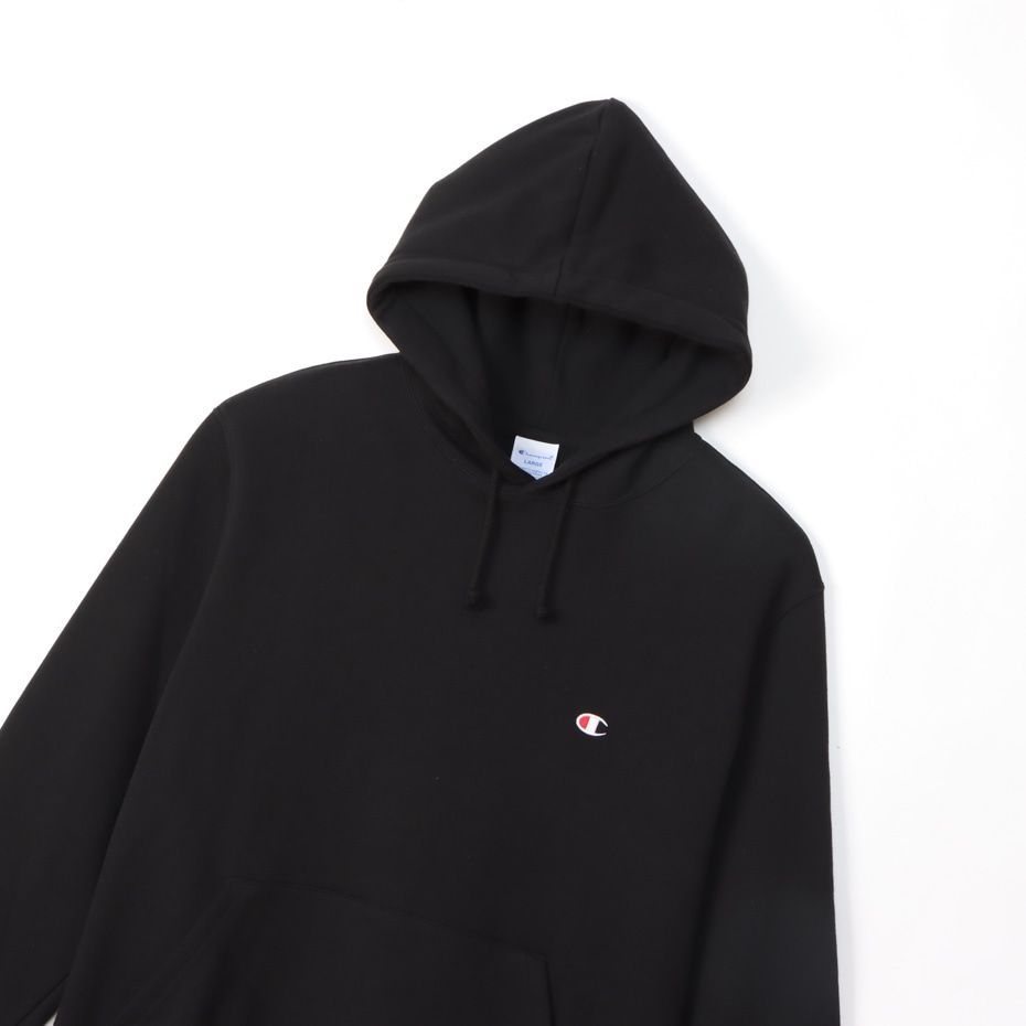 CHAMPION HOODED SWEATSHIRT-เสื้อฮู้ดสำหรับผู้ชาย#C3-Y136-090