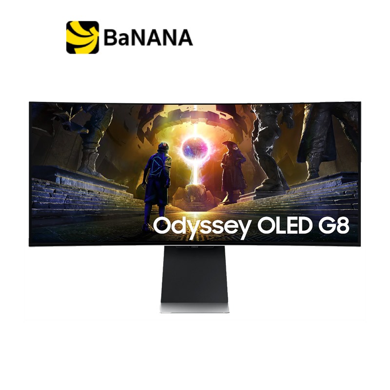 จอมอนิเตอร์ SAMSUNG Odyssey LS34DG850SEXXT Gaming Monitor (OLED UWQHD 2K 175Hz) by Banana IT