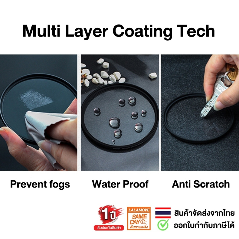 Fotocoat Black Mist Filter ฟิวเตอร์ผิวเนียน/แสงนุ่ม 1/2 1/4 Black diffusion ประกันศูนย์ไทย 1 ปี