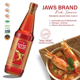 น้ำปลาแท้ ตรา จอว์ส ขนาด 750 มล. จำนวน 1 ขวด