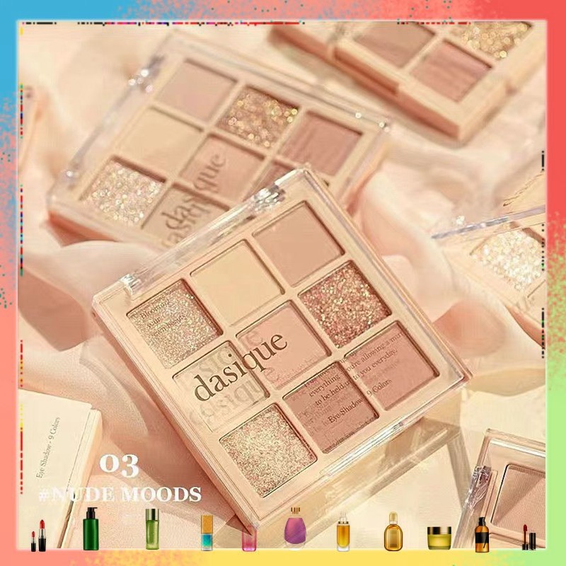 พร้อมส่งdasique Eye Shadow Palette Blending & Knit Collection #เดซีค อายแชโดว์ /พาเลตต์