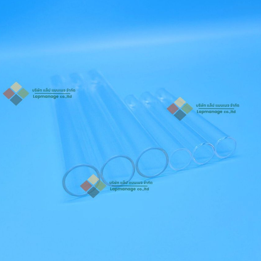 Test tube glass หลอดทดลองแก้ว 10 ชิ้น ขนาด 13x100mm รูปที่ 2