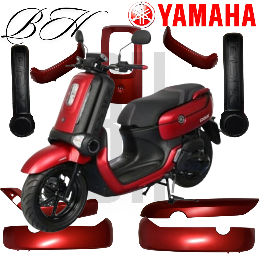 ชุดสี แฟริ่ง เฟรม QBix Qbix125 คิวบิก สีแดงปี 2017 ABS YAMAHA ของแท้ เบิกศูนย์ YAMAHA LTV125-A QBIX 