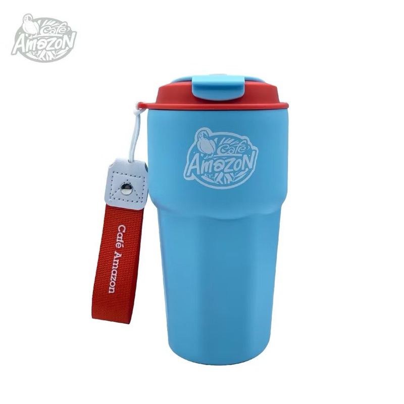 Cafe Amazon แก้วสเตนเลส Twist Series Tumbler สีพิเศษ สี Bubblegum ขนาด 16 ออนซ์