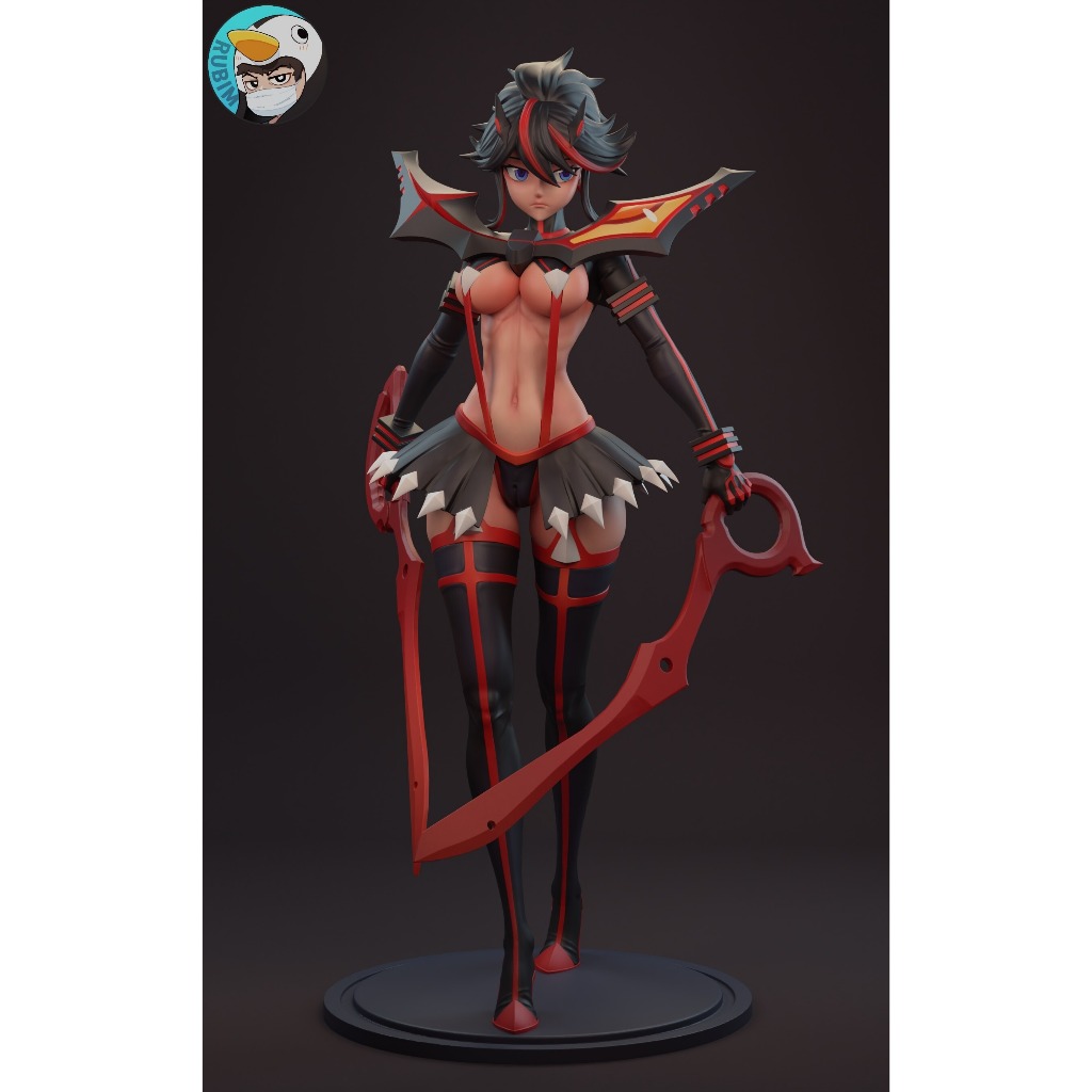 [โมเดลไม่ทำสี] Ryuko - [Kill La Kill] 3D printing model