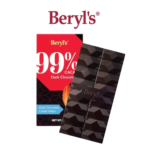 Beryl's/ Cacao Dark Chocolate Bar (0% Sugar Added) (90g)/ 169 Baht