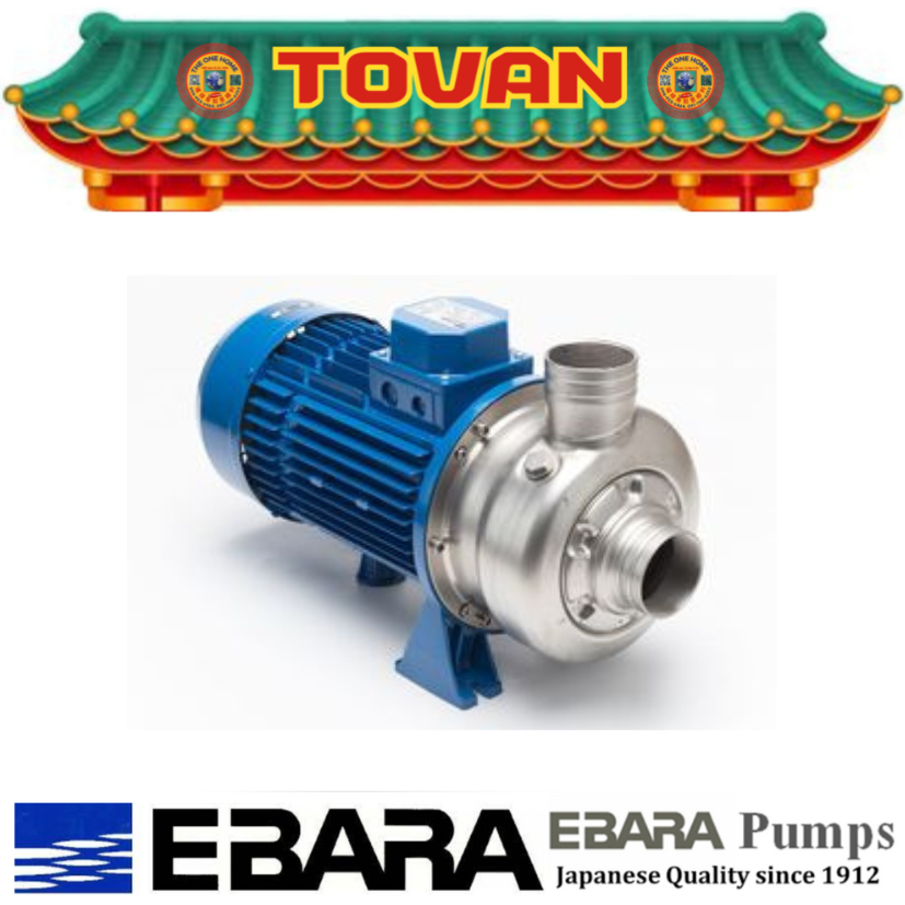 EBARA ปั๊มแสตนเลสใบพัดปิด 4HPรุ่น DWC-N 500/3.0 # ออกใบเสร็จ-ใบกำกับภาษีได้ครับ