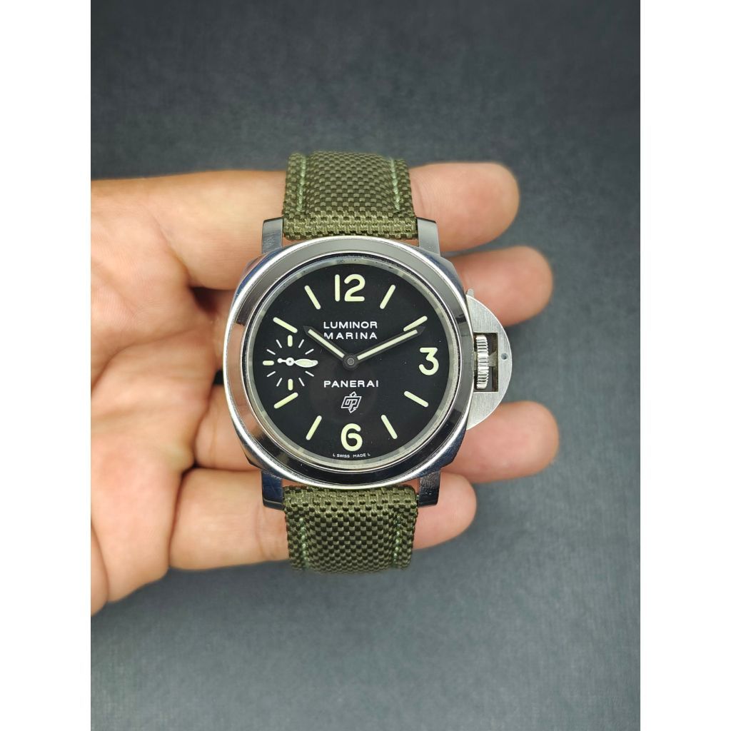 สายนาฬิกา สายหนังวัว แคนวาส รุ่น Leather Canvas Strap