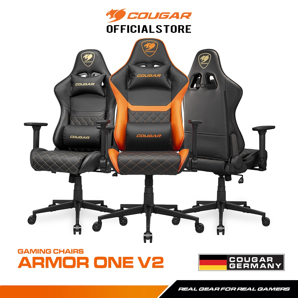 COUGAR - GAMING CHAIR ARMOR ONE V2 / ARMOR ONE V2 GOLD เก้าอี้เกมมิ่ง รับประกัน 1 ปี