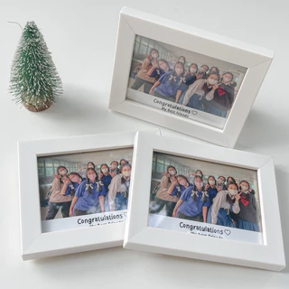 เตรียมพัสดุ 2 วัน ** กรอบรูปสีขาว พร้อมรูป ขนาด3x4นิ้ว