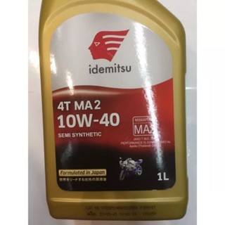 น้ำมันเครื่อง IDEMITSU 4T 10w40 (รถเกียร์)  1.0L.