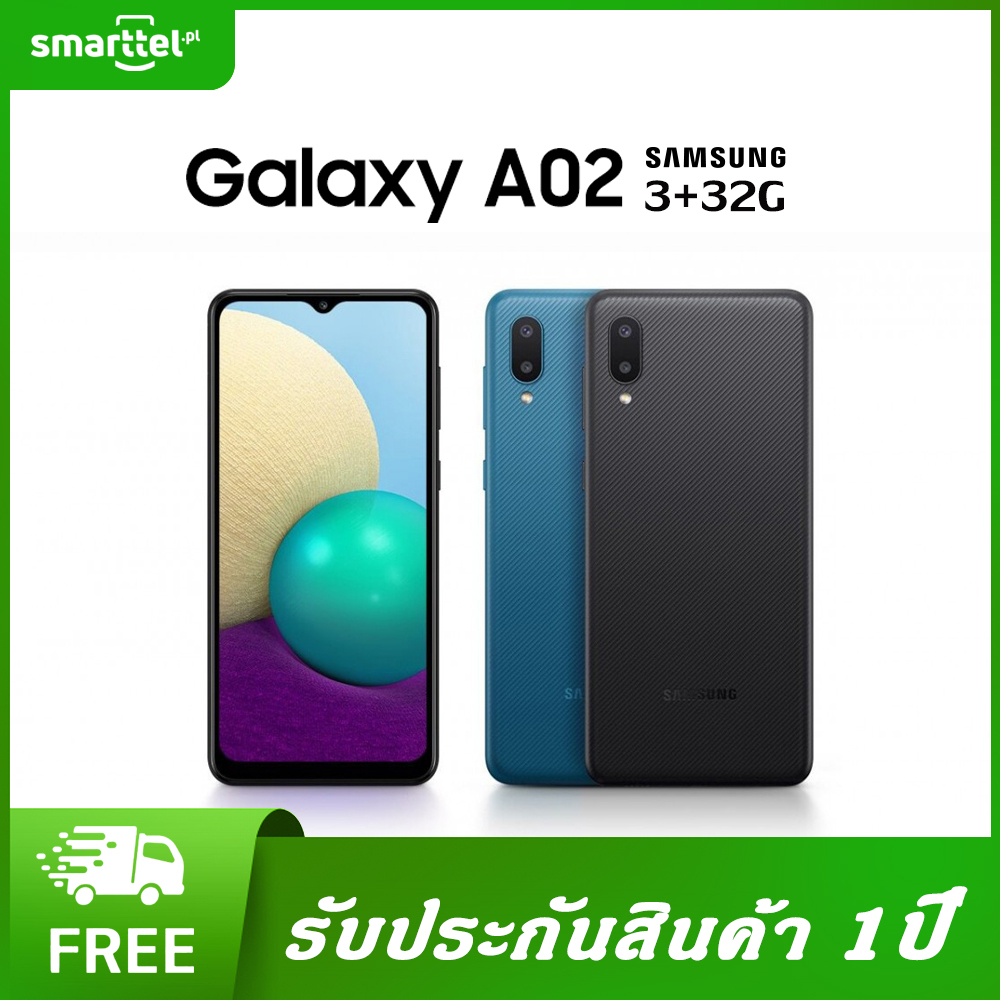 【ส่งฟรี】Samsung Galaxy A02（3GB+32GB） สมาร์ทโฟน หน้าจอ 6.5 นิ้ว MT6739W Quad Core