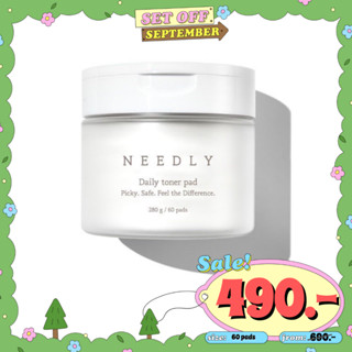 (เหลือ 440 ใส่โค้ด YB6R43Z) Needly Daily Toner Pad 60 pads 280g ไอเทมฮอต โทนเนอร์แพดที่คุณอารัง บตบก.ชื่อดังแนะนำ!