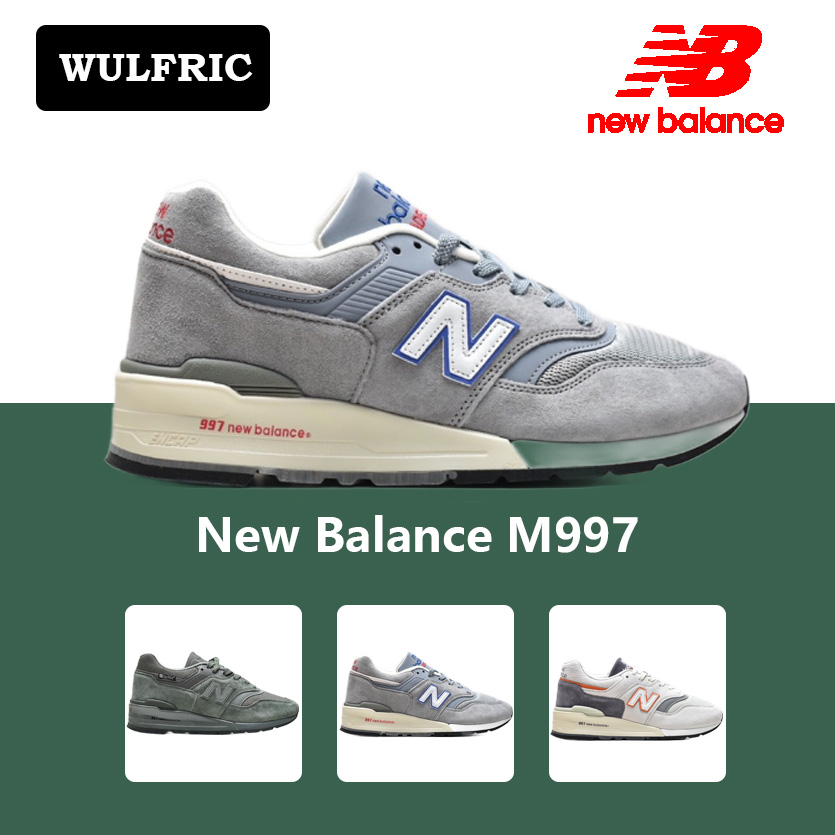 [ส่งฟรี]New Balance M997 grey M997CNR รองเท้ากีฬา สําหรับผู้ชายและผู้หญิง