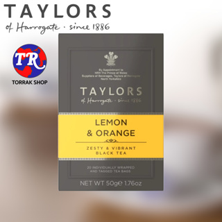 Taylors of Harrogate Lemon Orange Tea ชาดำ ผสม เลมอน ส้ม 20ซอง 50g.