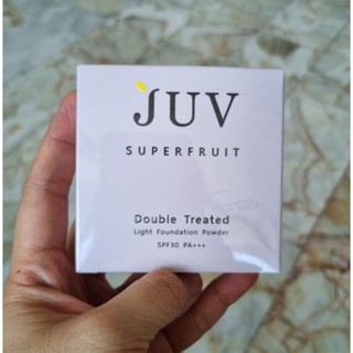 JUV แป้งทาหน้าผสมรองพื้น เบอร์ 02 - Medium  Double Treated Light Foundation Powder SPF 30 PA+++ 02 - Medium (9g)