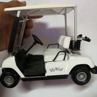 โมเดลรถเหล็ก 1:12 Yamaha golf car Road signature Billy Mc ** ไม่มีกล่อง ลดราคาพิเศษ**