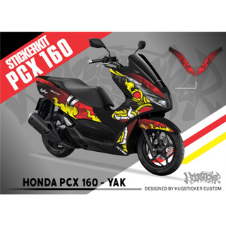 สติ๊กเกอร์ Honda PCX - ลาย YAK ปี 2018-2023