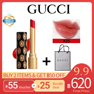 ของแท้ค่ะ100% Gucci Lip Colour Lipstick 25 # 516 # 307 # 515 #216 # 204 # 112 # 113 # 215 # 411 # 412 # 514 # 516