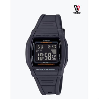 CASIO รุ่น W-201-1B Digital watch แบตเตอรี่ 10ปี