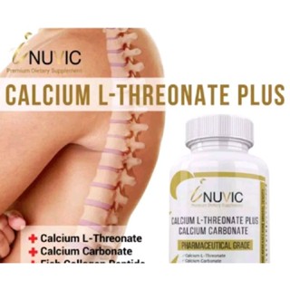 อาหารเสริมแคลเซียม Calcium L-Threonate Plus Calcium Carbonate, Collagen Peptide, Soy Protein Isolate30 capsules