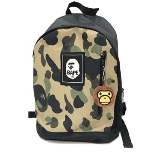 กระเป๋าเป้ BAPE KIDS CAMO Backpack &amp; MILO Charm